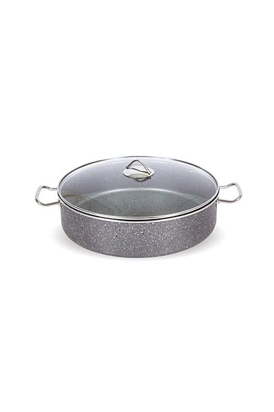 Viyalente Industrial Type Granite Cooking Pot 38x15 Cm Deep