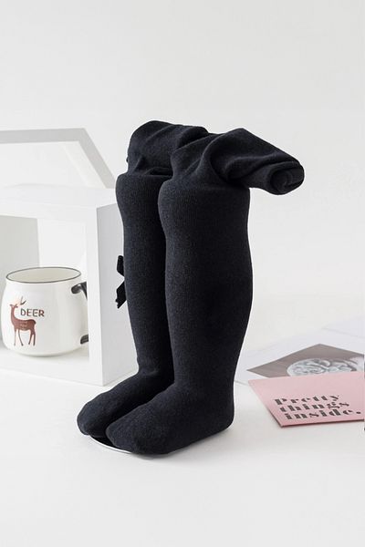 Banamio Baby Girl Child Black Pantyhose (SINGLE PACK)