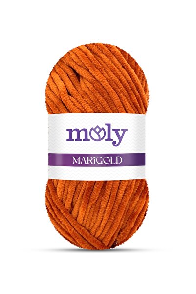 MOL Fir de tricotat manual din catifea Moly Marigold 100 gr