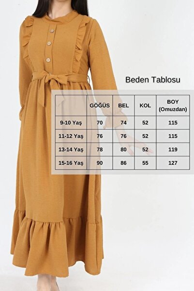 Your Consent Kiz Cocuk Elbise Boydan Uzun Kic Cocuk Tesettür Kiz Cocuk Elbise