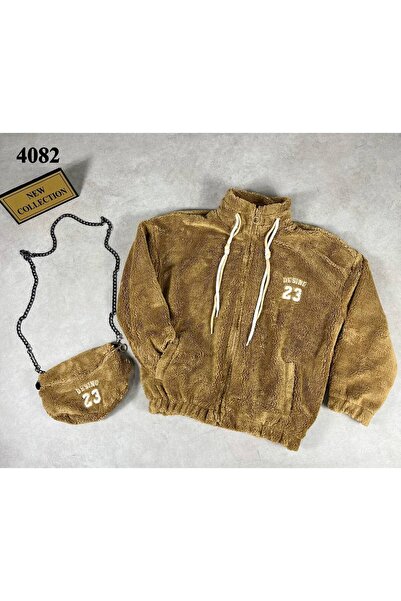 Minimoda Kids İÇİ ASTARLI ÇANTALI NAKIŞLI KIZ CEKET