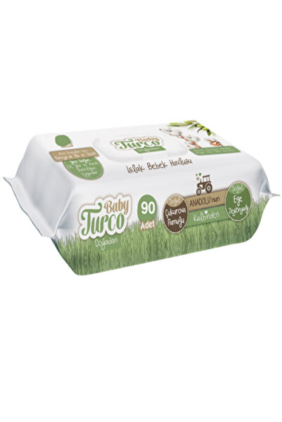 Dove Baby Turco Doğadan Islak Bebek Havlusu Zeytinyağlı 90'lı ( 1 PAKET)