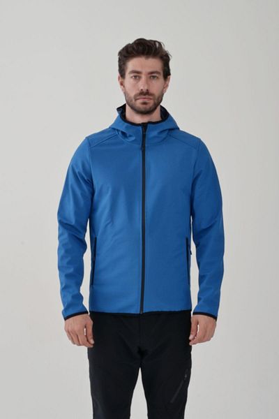 Exuma Palton Softshell albastru petrol pentru bărbați 2111171