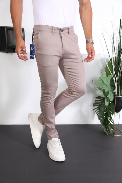 ENZİM JEANS Παντελόνι από λινό Chino Slim Fit