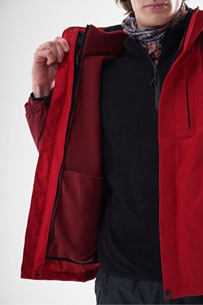 Exuma Erkek Kırmızı 3ın1 Kayak Mont 2111153