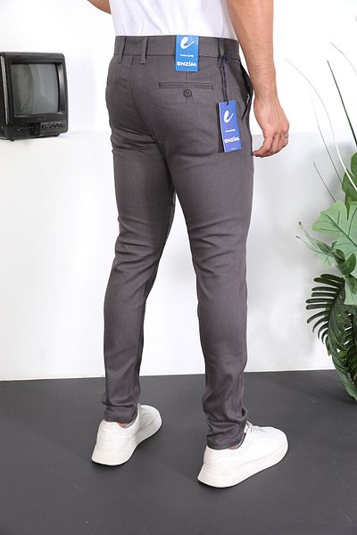 ENZİM JEANS Slim Fit Chino Linen Trousers