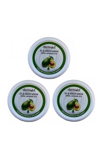 Dermokil Hand Cream - Avocado Oil, 220 ML x 3