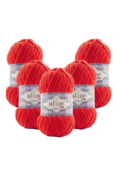 Alize Velluto 5-pack 421 Sunset Πλεκτό Κλωστή