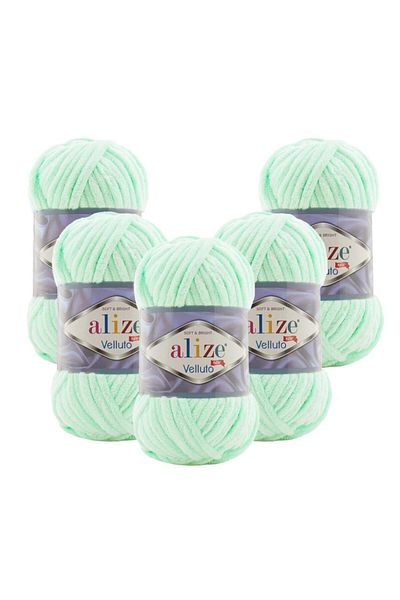 Alize Velluto 5-pack 464 Spring Rain Πλεκτό νήμα χειρός