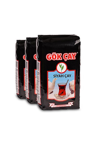 Gök Çay Black Bulk 1000 g 3 Pack Black Tea