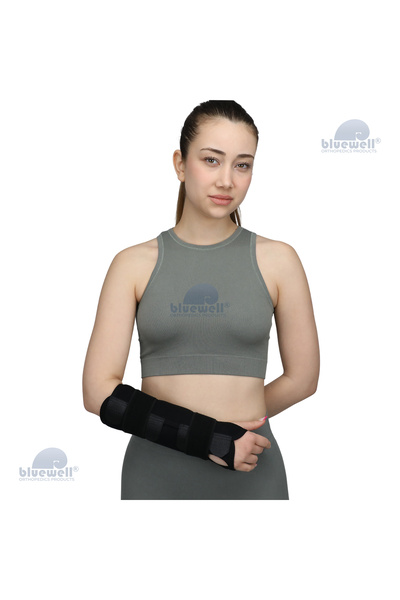 BLUEWELL نيوبرين جبيرة طويلة للكاحل مزدوجة الجوانب بدون مقاس