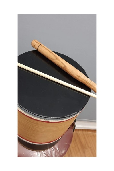 Raks Çocuk Davulları Deri Şeffaf Orta Boy