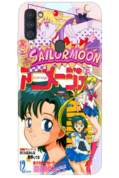 Newon غطاء حماية للهاتف مطبوع عليه Sailor Moon Moon Warrior متوافق مع A11