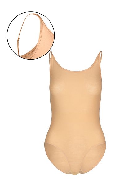 BSM Women's Modal Cotton Skin Rope Strap Hooked Snap Body