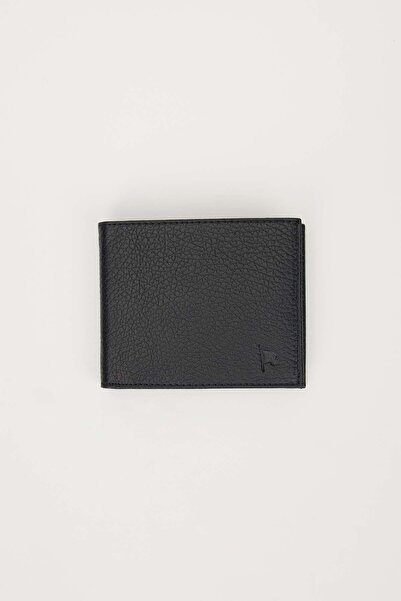 Tudors Genuine Leather Men's Black Wallet