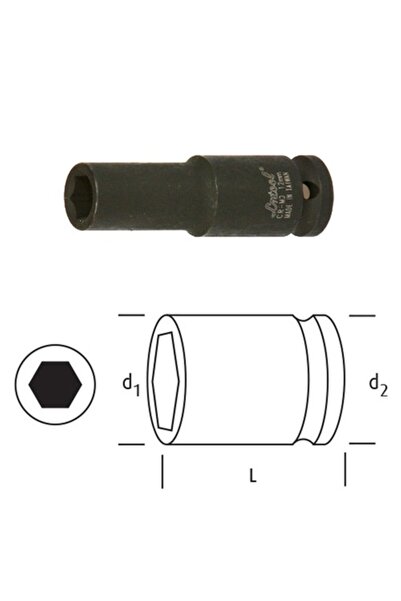 Osaka Ln Tool Ln1219D 1/2" 19 mm Air Long Socket