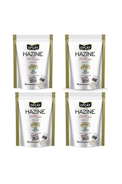 Ofçay Treasure Zengindem Teapot Tea Bag 30 Pieces x 30 gr x 4 Pieces