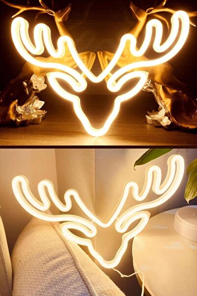 Buka Shops Geyik Neon Duvar Dekoru