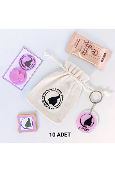 ORGANİZASYON HEDİYEM 8 مارس هدية يوم المرأة العالمي مع حقيبة سلسلة مفاتيح بلي...