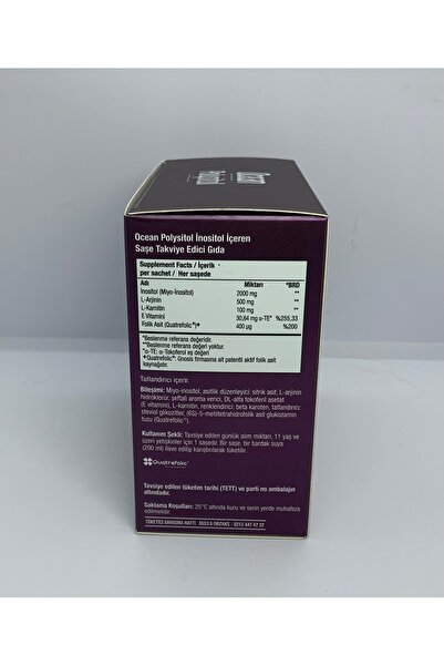 Orzax Ocean Polysitol Inositol 30 Saşe Takviye Edici Gıda 2 Adet