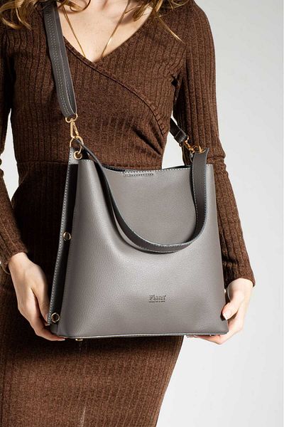 FiONA BAG Geantă neagră de umăr și crossbody pentru femei