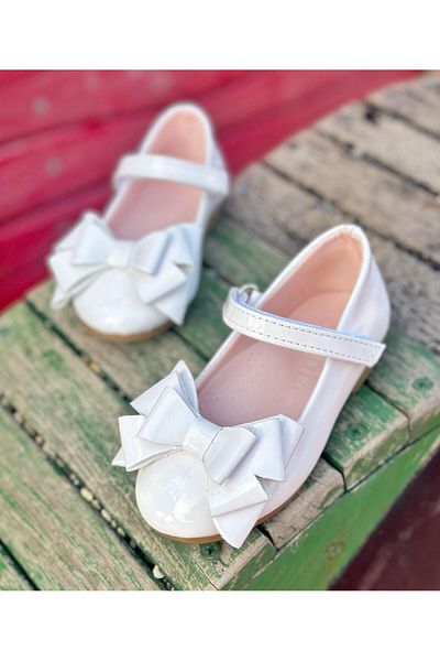 Surpie Shoes Balerini ortopedici pentru fete cu fundă cu paiete, balerini ortopedici pentru copii