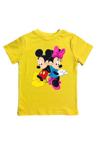 Minnie Mouse Καλοκαιρινό Παιδικό T-Shirt - Βαμβακερό χτενισμένο με στάμπα