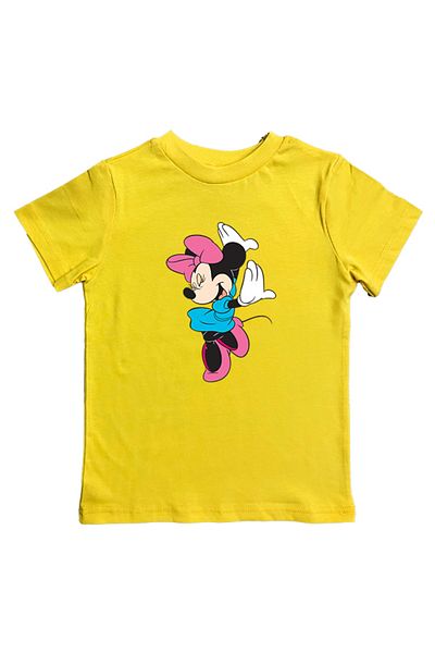 Minnie Mouse Καλοκαιρινό Παιδικό T-Shirt - Βαμβακερό χτενισμένο με στάμπα