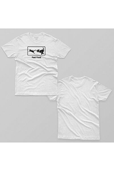 Crazy Футболка для чоловіків Fast Food Dog Chase