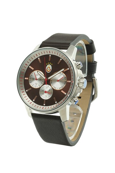 Galatasaray Orijinal Kahverengi Deri Kordonlu Kol Saati