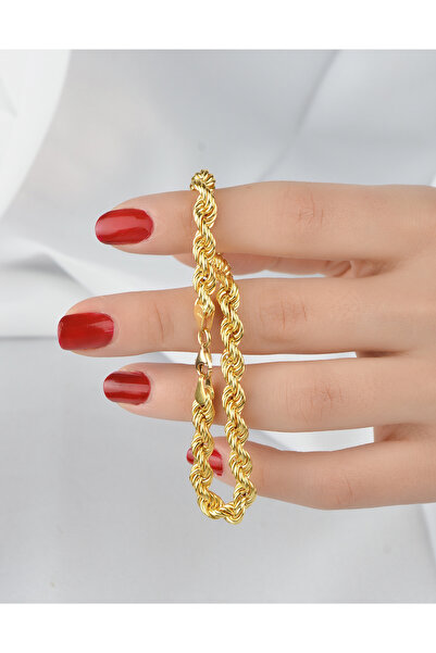 kuyumcu nurettin 7 gr (GRAM) Orta Boy Halat Bileklik 22 Ayar Altın