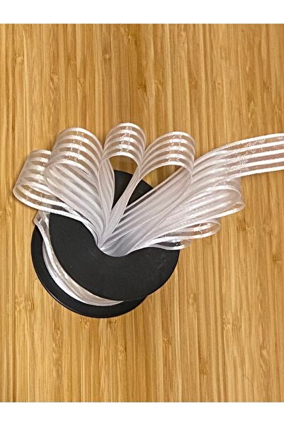 Öztürk Ριγέ κορδέλα σιφόν (Κουρντάλα) 2,5 εκ. x 20 μέτρα. Χρώμα Αρ.:1