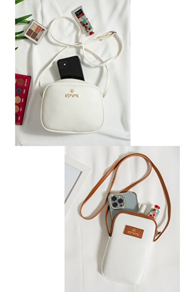 ESTUTE 2 Li Paket Telefonuk Ve Urban Çanta Ayarlanabilir Çapraz Çanta