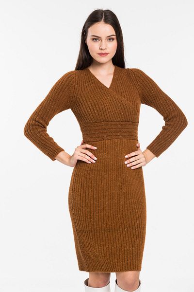 GAJA Πλεκτό με γένια Glitter Twill Διπλό Φόρεμα 7515