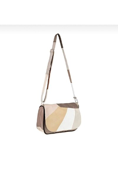 NahitaTyana Жіноча світла сумка з натуральної шкіри змішаного кольору на ремінці