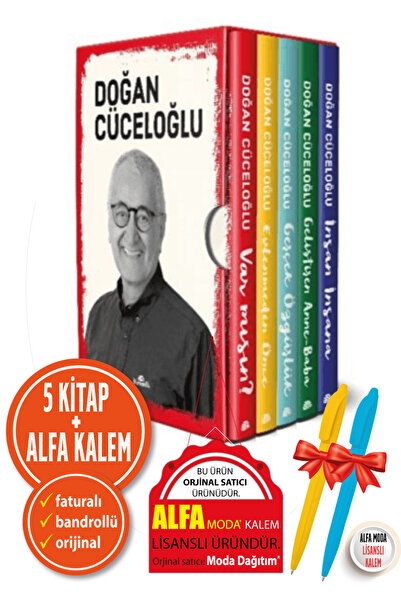 Kronik Kitap Doğan Cüceloğlu - Kutulu (5 Kitap) Set - İnsan İnsana Geliştiren...