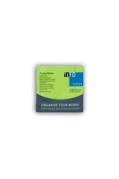 KARADENİZ DİJİTAL info notes 75x75mm 80 sheets GREEN postit, adhesive note paper