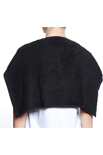 İzgi Concept Μαύρη αθλητική πετσέτα 50x90 Πετσέτα χεριών και προσώπου 100% βαμβάκι Micro Cotton BLCK V2 Night Black