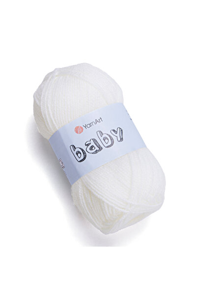 Yarnart Baby - Bebek El Örgü Ipi Beyaz-501