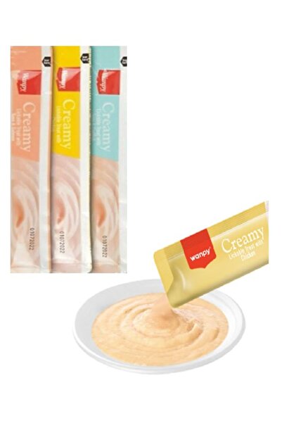 TUĞRA PET MARKET wanpy Creamy Cat Treat Karışık Krema Sıvı Kedi Ödül Maması 1...