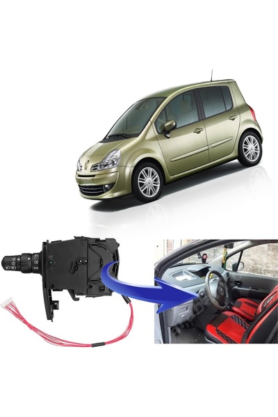 CRN Renault Modüs Far Ve Sinyal Kolu 2005--2010 (Garantili) 384644742