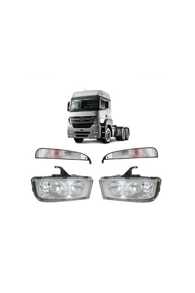 Genel Markalar Mercedes Axor Mp2 Sağ Sol Ön Far Sinyal Lambası 20042011