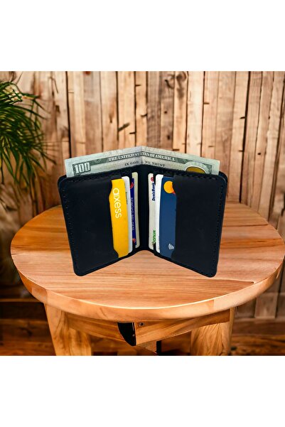 DeriDünyası Genuine leather wallet card holder