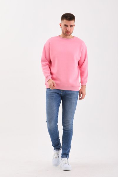 Batı Styling Max Crew Neck Oversize Sweatshirt