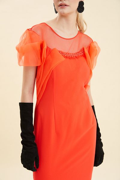 VERDA Organza Detailed Dress