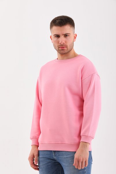 Batı Styling Max Crew Neck Oversize Sweatshirt