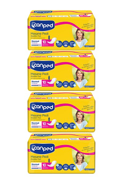 Canped Maternity Pad Normal/Medium (M-Medium) Size 4 Pack 40 Pieces