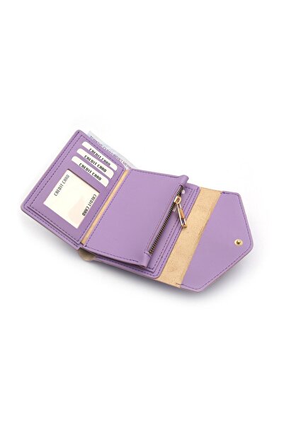 Womancraft Women's Wallet Lilac Hand Cuzdan Bag Accessory