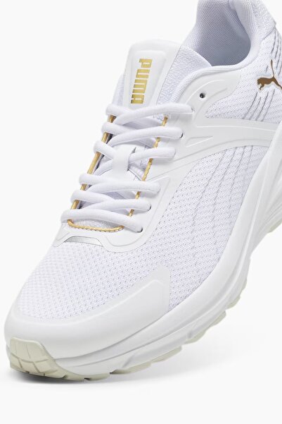 Puma Men Hypnotic Metallic Shine Lace Up Running Shoes, White