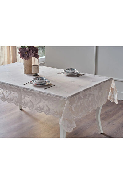 Doqu Home Esse Masa Örtüsü Bej